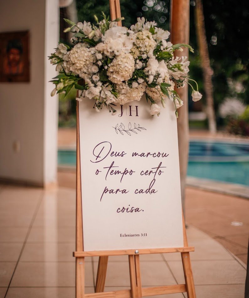 PLACA DE BOAS VINDAS (40X60CM)