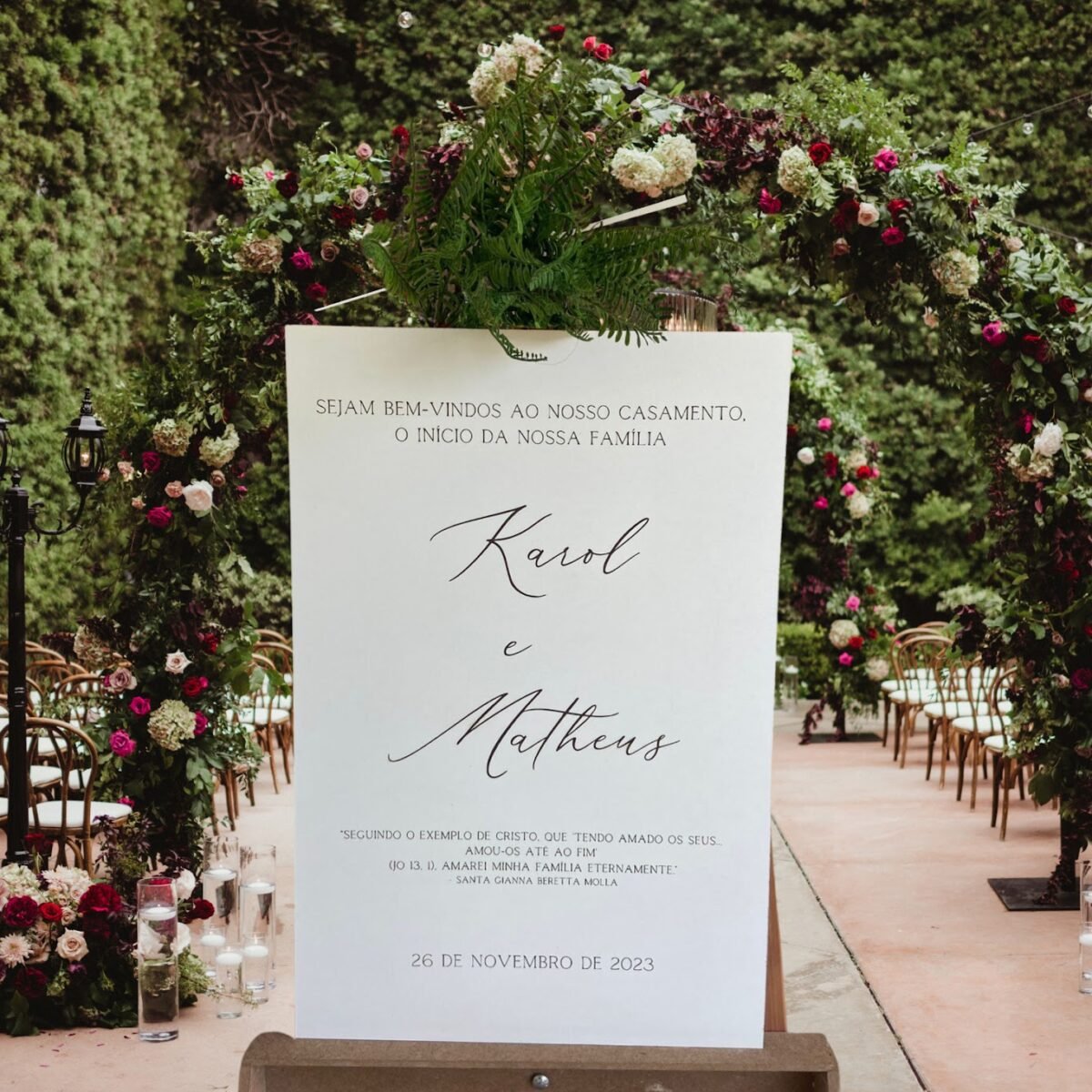 PLACA DE ENTRADA PERSONALIZADA