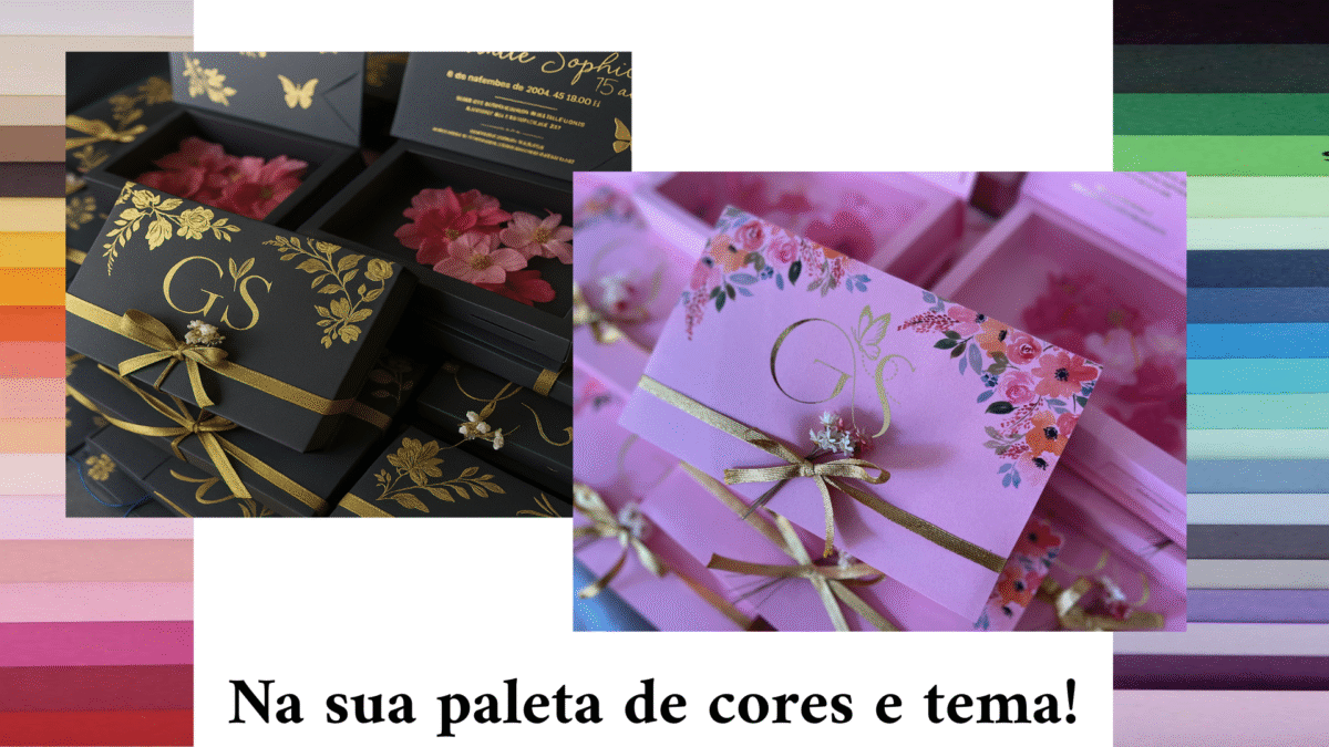LINHA DE CONVITES DIAMANTE (qualquer tema) - Image 3
