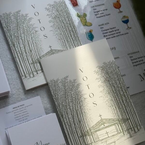 PAR DE LIVRO DOS VOTOS PERSONALIZADO