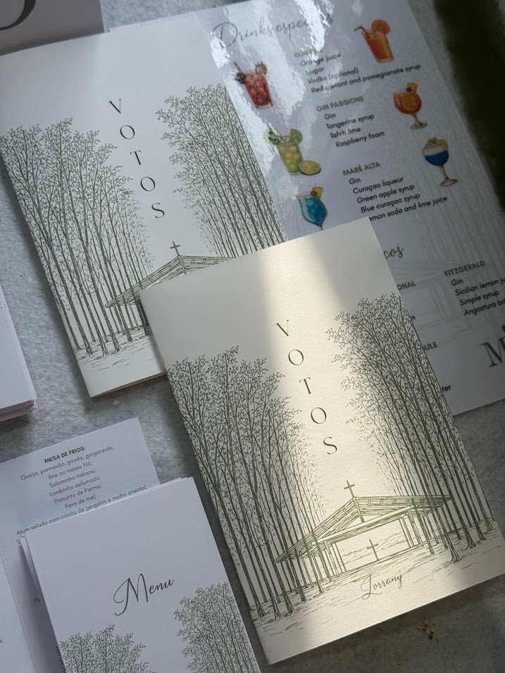 PAR DE LIVRO DOS VOTOS PERSONALIZADO
