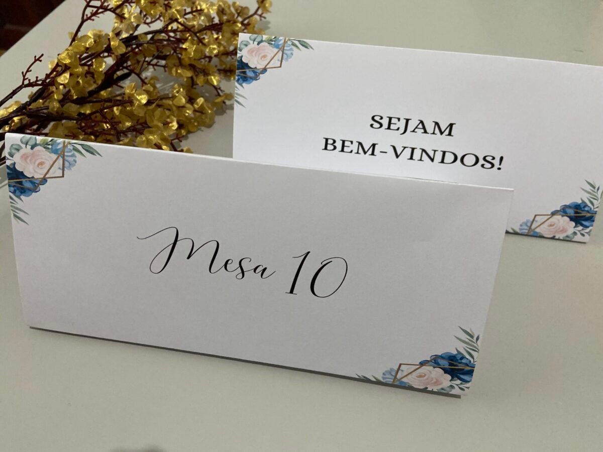 PLACA DE MESA HORIZONTAL 180g (20x09cm): R$3,00 - Image 2