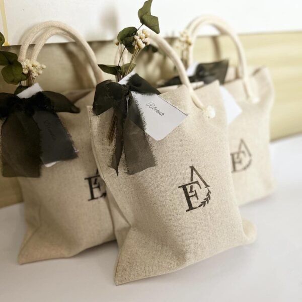 BOLSA PERSONALIZADA EM TECIDO 25X30cm
