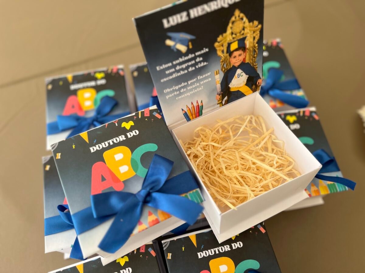 LINHA DE CAIXAS PARA FORMATURA INFANTIL APOLO