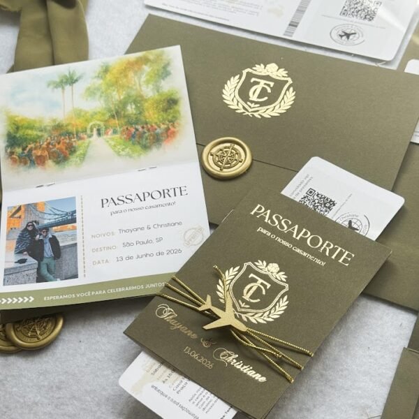 Linha De Convites Passaporte 2