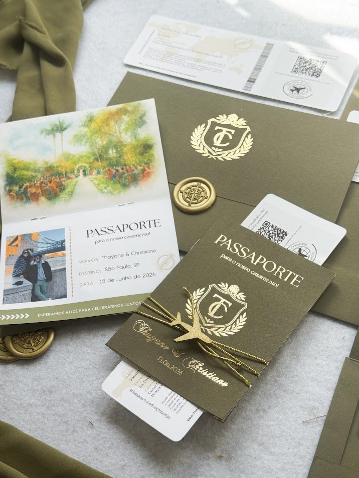 Linha De Convites Passaporte 2