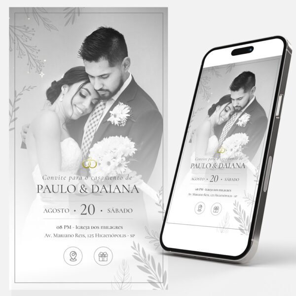 Convite Virtual Interativo ⚡