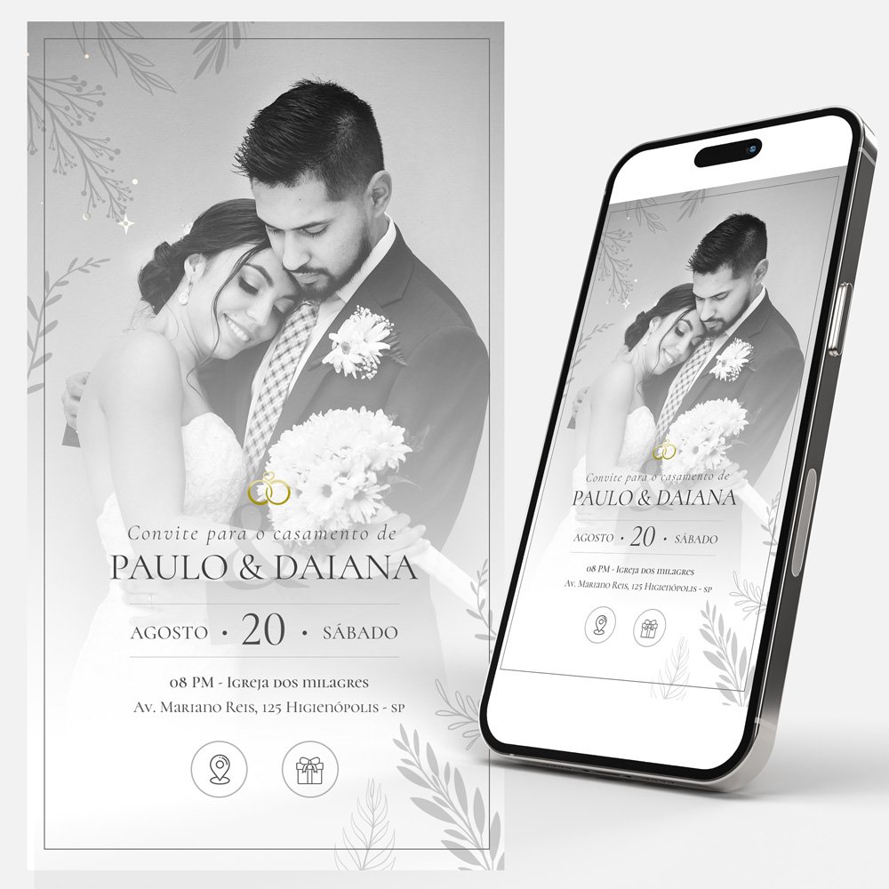 Convite Virtual Interativo ⚡